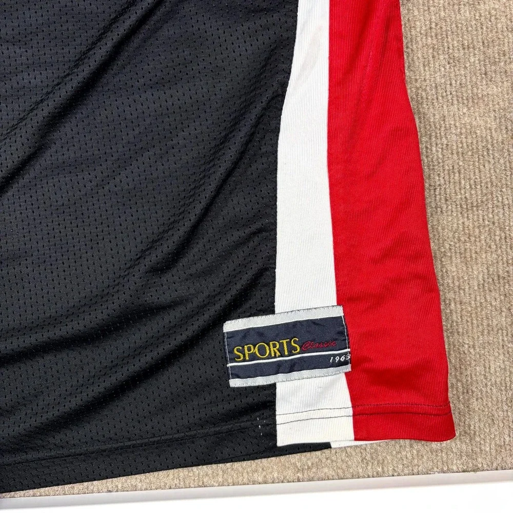 BGL Quality Clothing Jersey Mens Large Black Empire #9 Embroidered Mesh Athletic